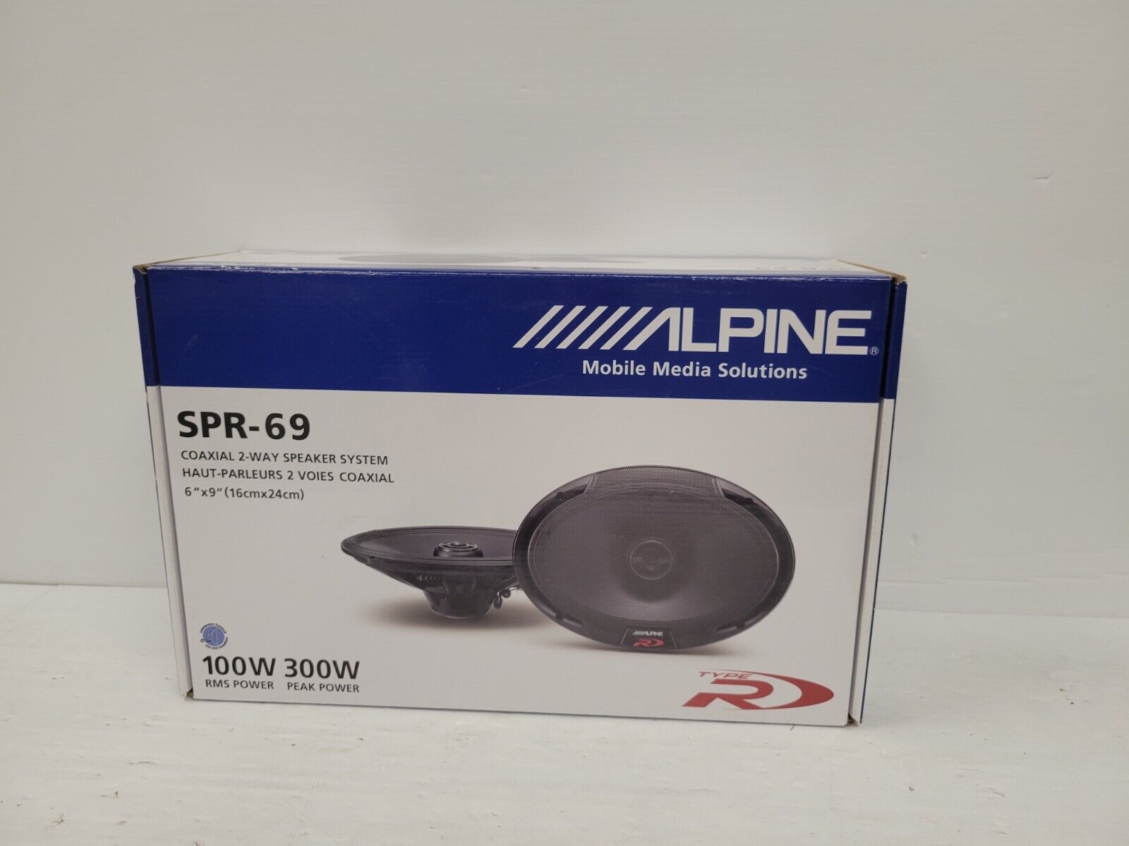 Alpine SPR-69 6x9 Inch 3-Way Car Audio Coaxial Speakers - Premium Sound for Cars, Trucks & SUVs - Perfect for Upgrading Your Vehicle's Audio System