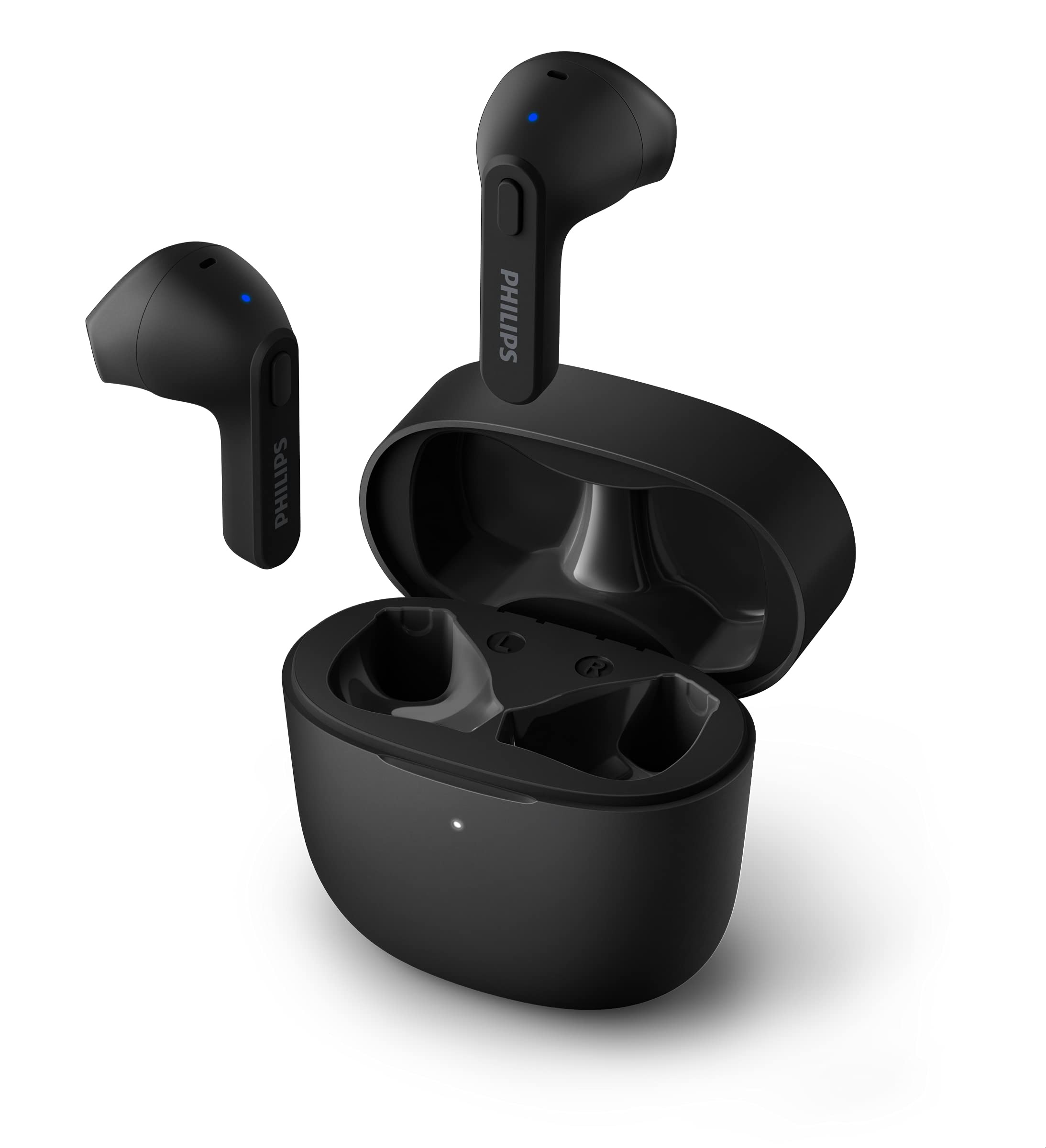 PHILIPS T2236 True Wireless Earbuds with IPX4 Waterproof Rating, Compact USB-C Charging Case - Perfect for Gym, Running & Travel