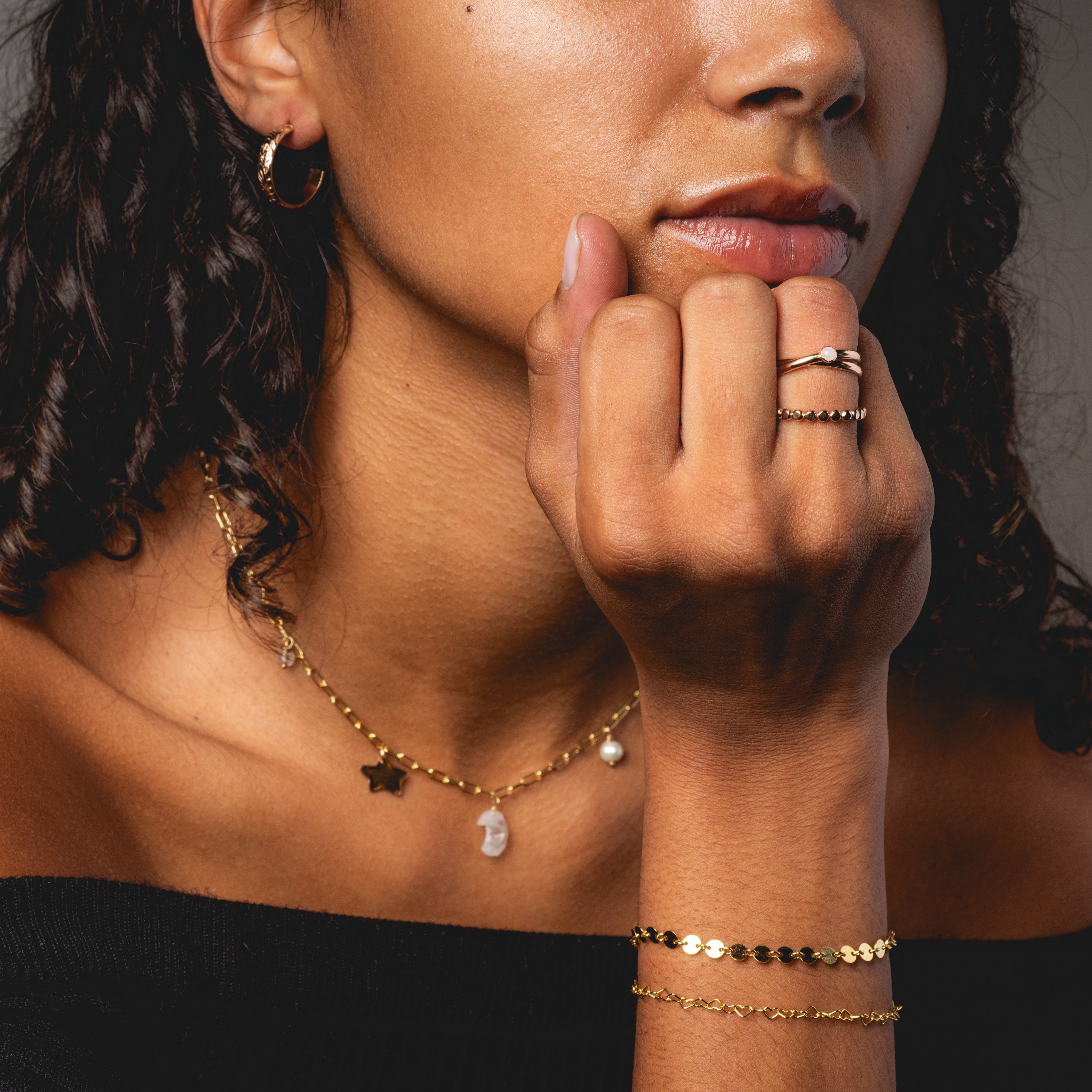 Gold Orbit Meditation Ring for Stress Relief & Mindfulness - Spiritual Jewelry for Yoga, Zen, and Relaxation Practices