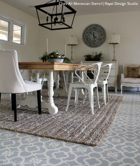 Chez Ali Moroccan Wall Stencil - Authentic Handmade Moroccan Design for Home Decor, DIY Wall Art, and Interior Painting | Perfect for Living Rooms, Bedrooms, and Accent Walls