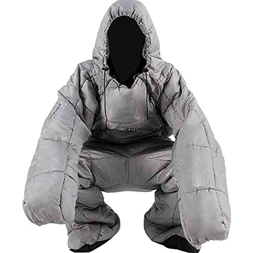 Lightweight Full Body Wearable Sleeping Bag with Feet, Legs & Arms - Comfortable Shaped Sleeping Pouch for Adults | Perfect for Outdoor Camping, Office Naps & Home Lounging