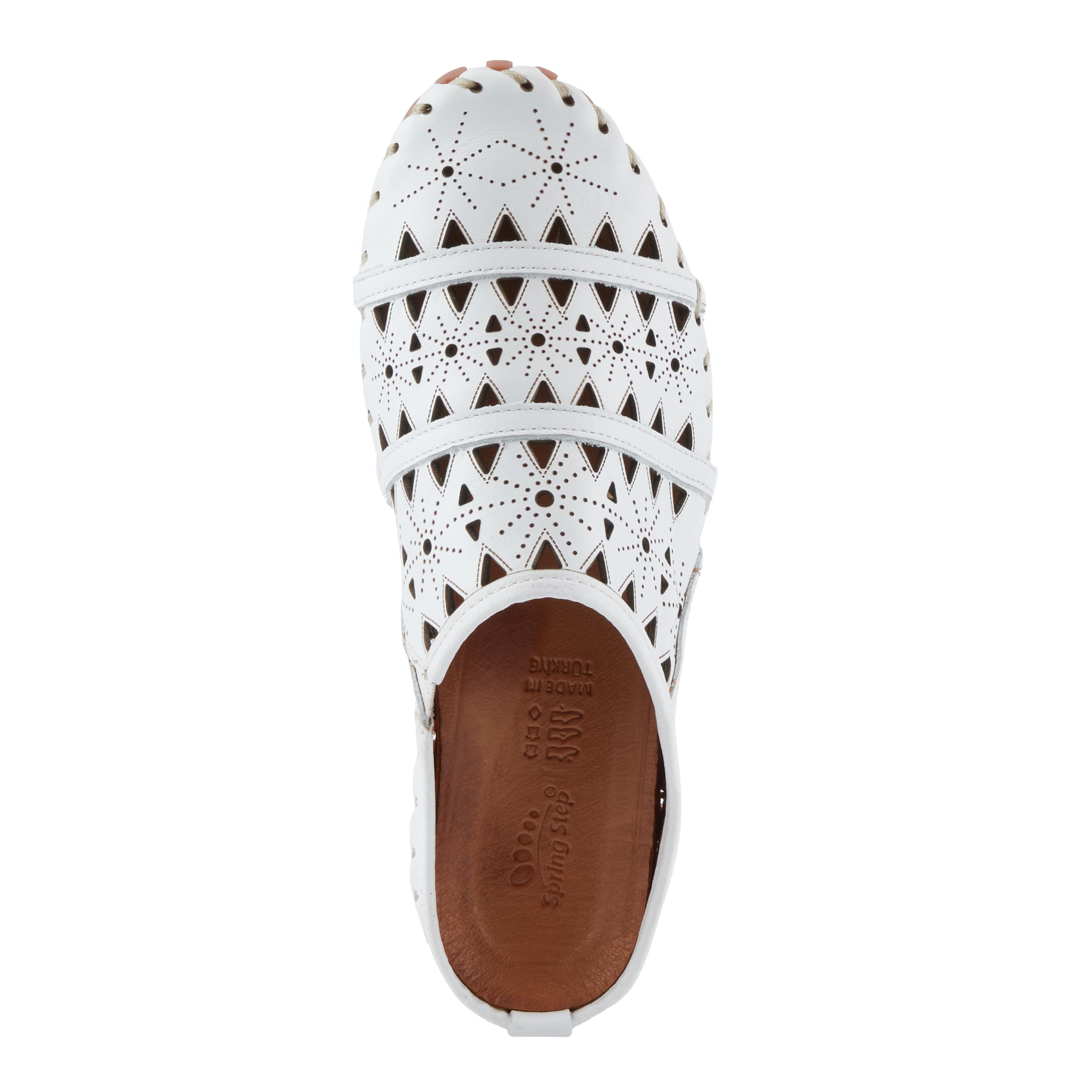 Spring Step Fusalide Women's Slip-On Clogs - Comfortable Leather Shoes with Non-Slip Rubber Outsole | Perfect for Casual Wear, Work, and Everyday Comfort
