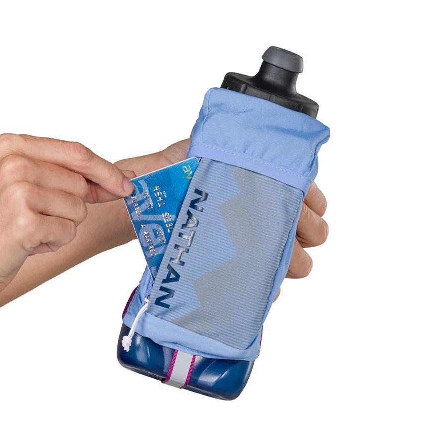 QuickSqueeze Plus 22oz Handheld Water Bottle - Leak Proof & Easy Squeeze Design for Gym, Hiking, Cycling & Outdoor Activities