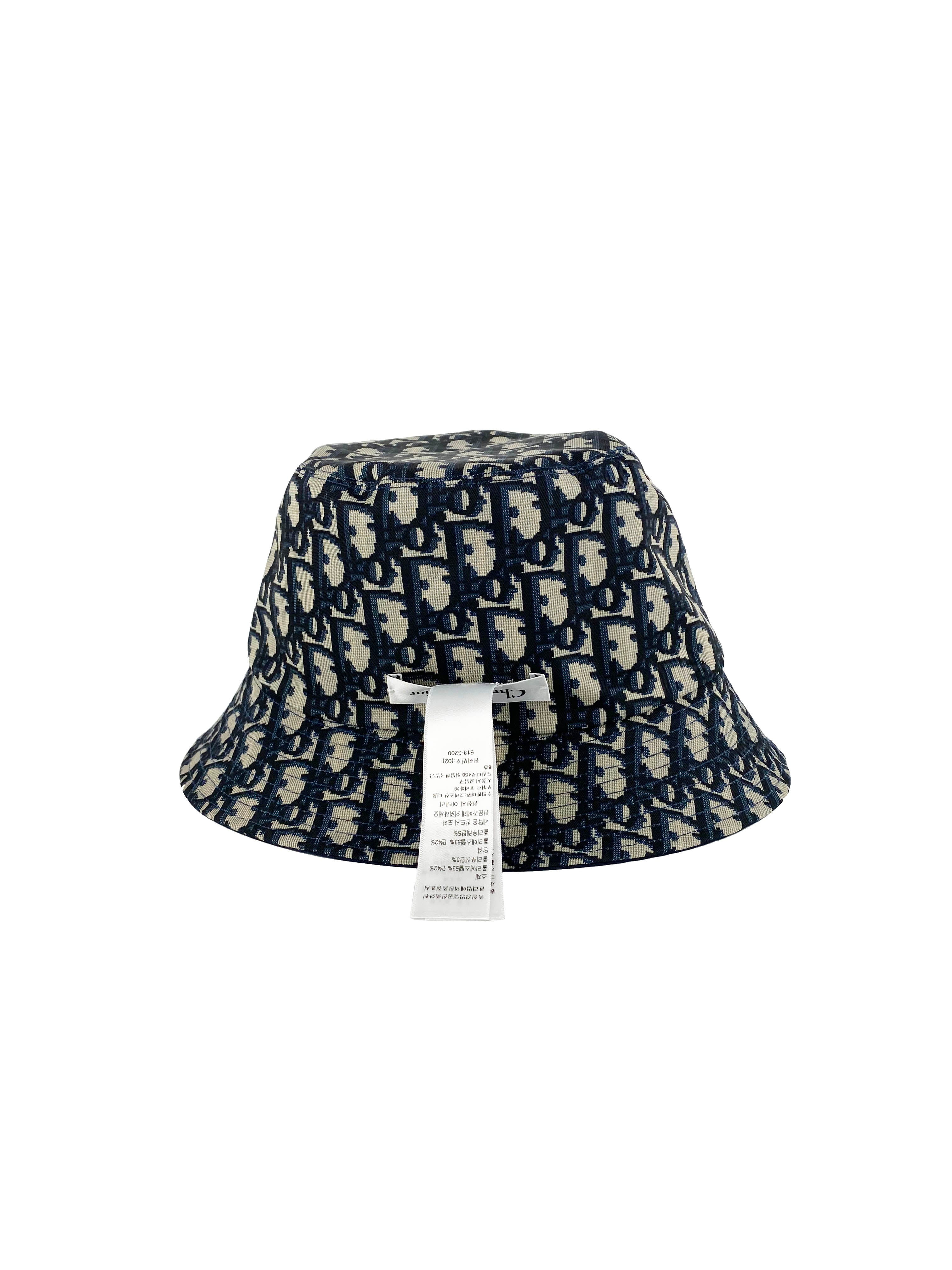 Dior Reversible Teddy D Bucket Hat for Women & Men - Fashionable Unisex Designer Bucket Hat for Outdoor Activities, Travel & Streetwear