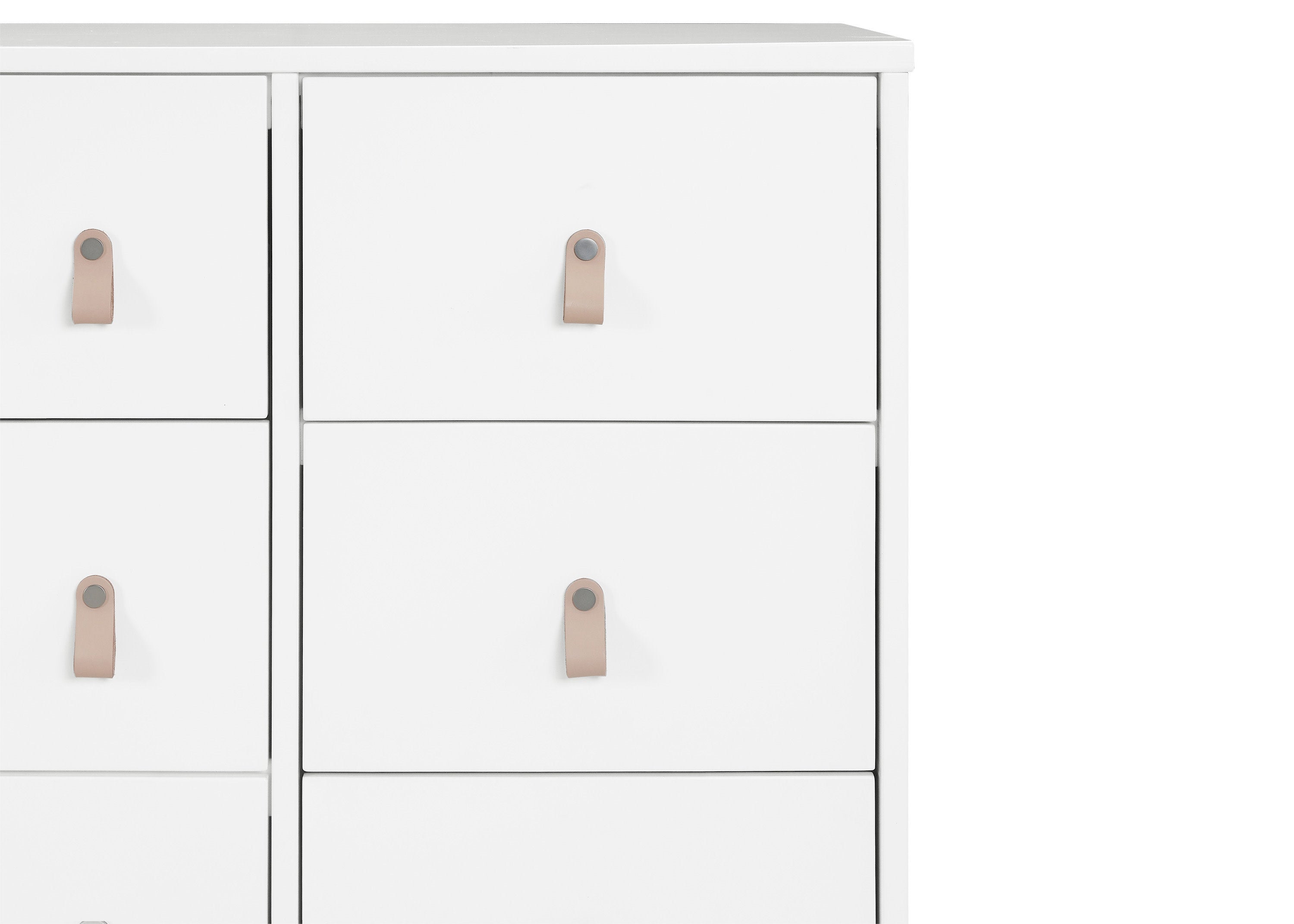 BabyGap Legacy 6-Drawer Dresser with Leather Pulls & Interlocking Drawers - Nursery Storage Solution for Baby Clothes, Blankets & Essentials