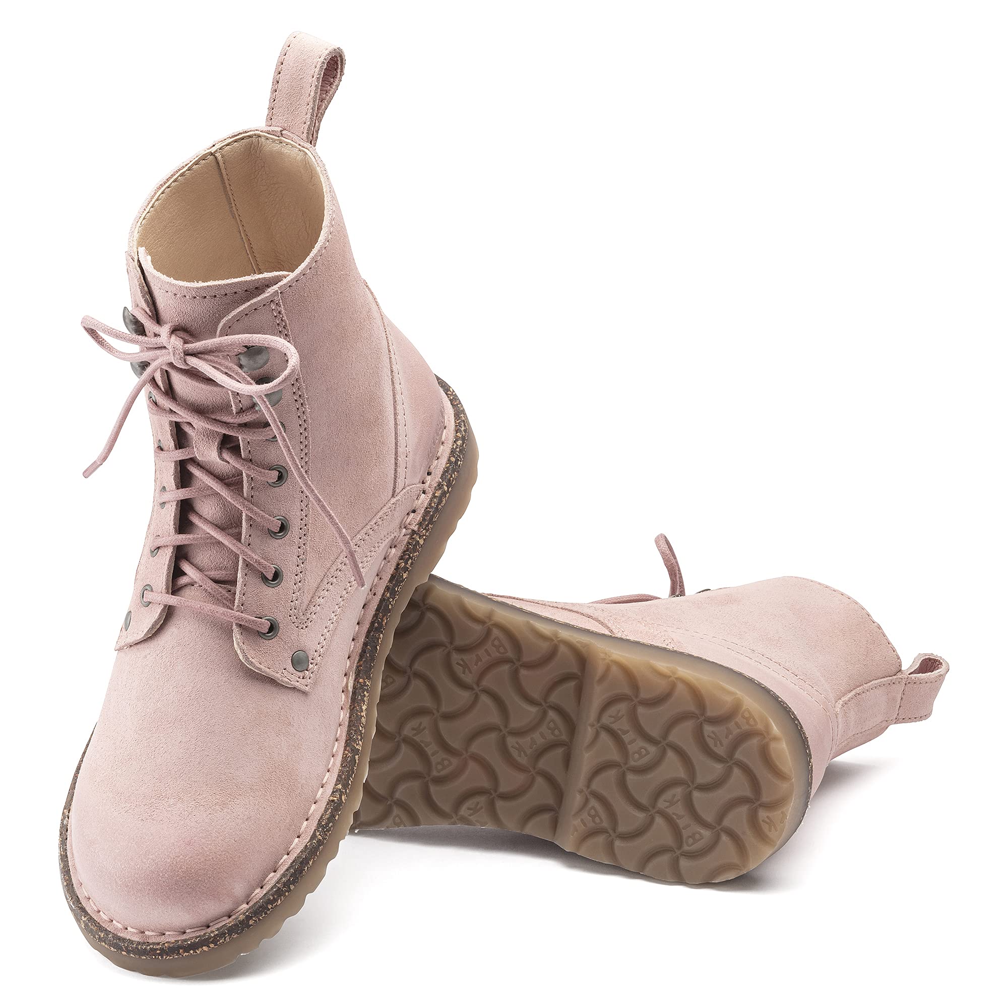 Birkenstock Women's Bryson Combat Boots - Soft Pink, Size 10 Medium US - Stylish & Comfortable Ankle Boots for Casual Outfits & Everyday Wear