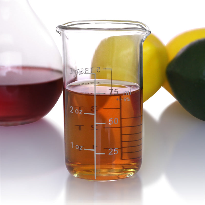 BarConic® 2 Spout Jigger - Professional Measuring Beaker for Cocktails & Bartending - Perfect for Mixing Drinks, Pouring Liquor, and Creating Cocktails at Home Bars or Professional Use