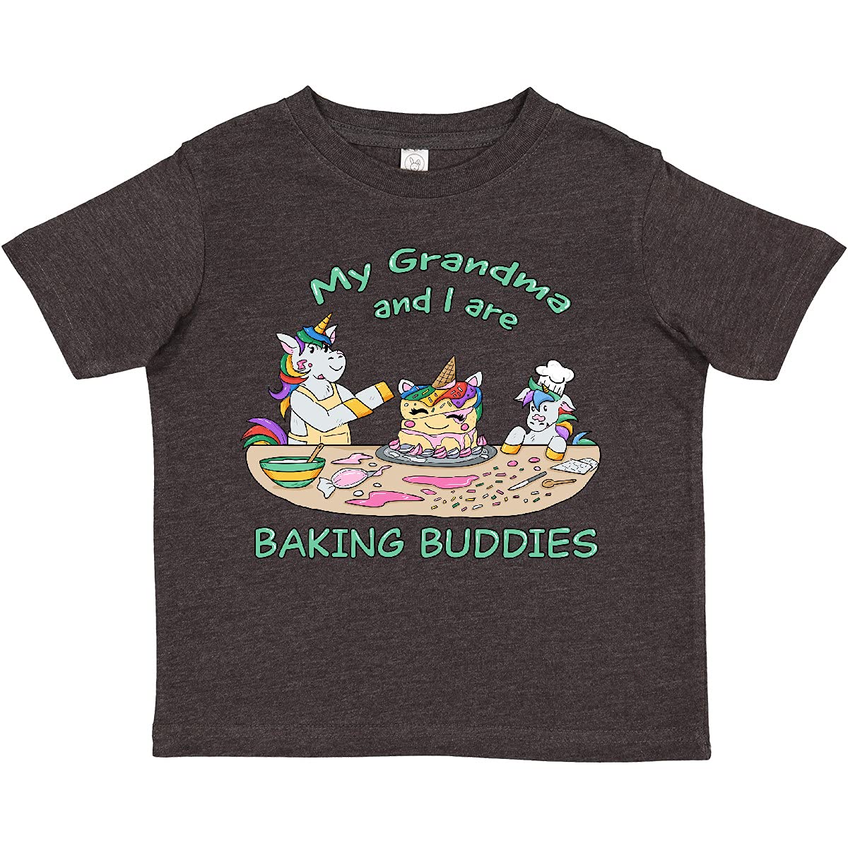 My Grandma and I are Baking Buddies Toddler T-Shirt - Cute Matching Grandma & Grandchild Baking Outfit - Perfect for Baking, Cooking, and Family Bonding Activities