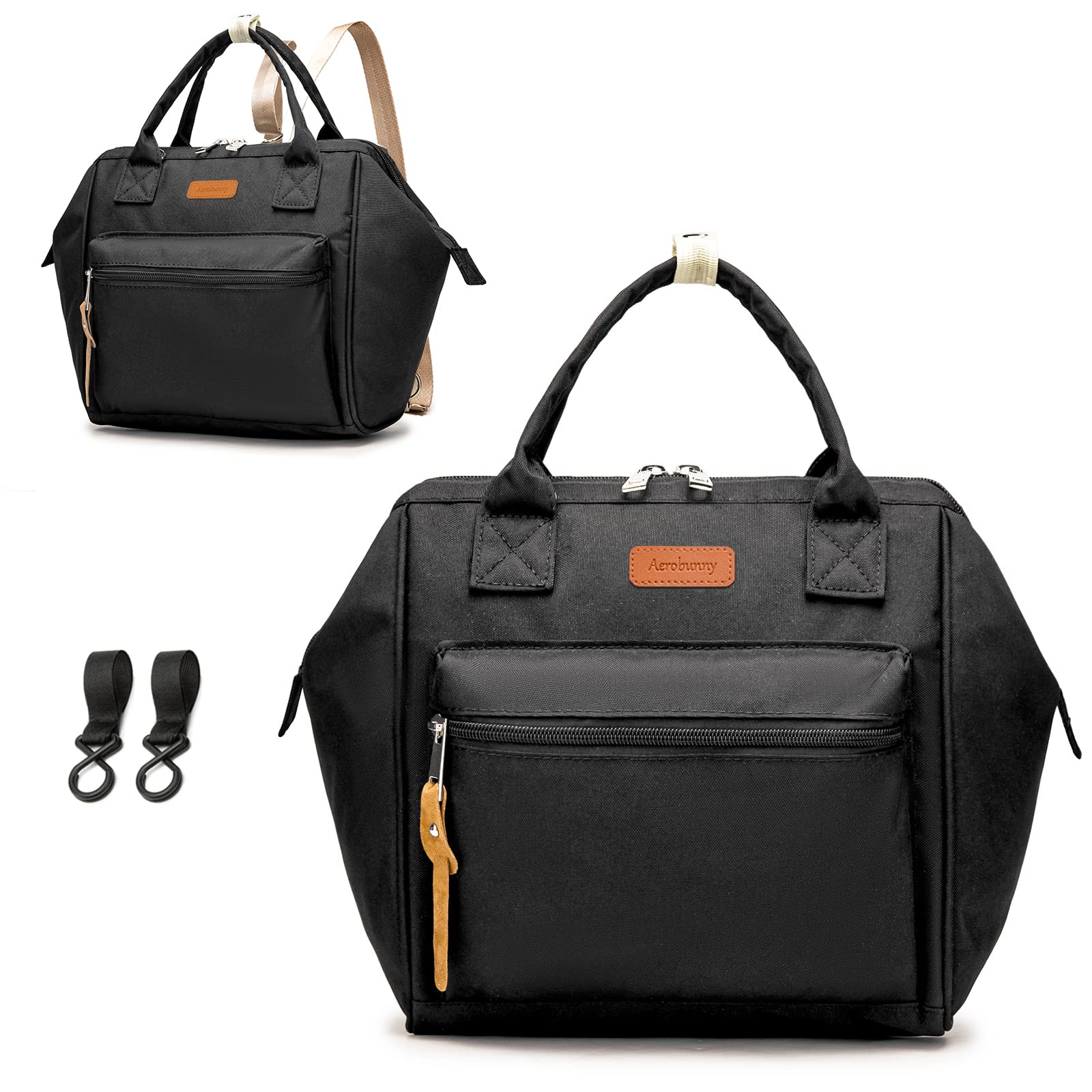 Compact Diaper Bag Tote for Moms - Lightweight Baby Diaper Backpack for Boys & Girls, Crossbody Shoulder Bag - Perfect for Travel, Shopping & Daily Outings with Baby