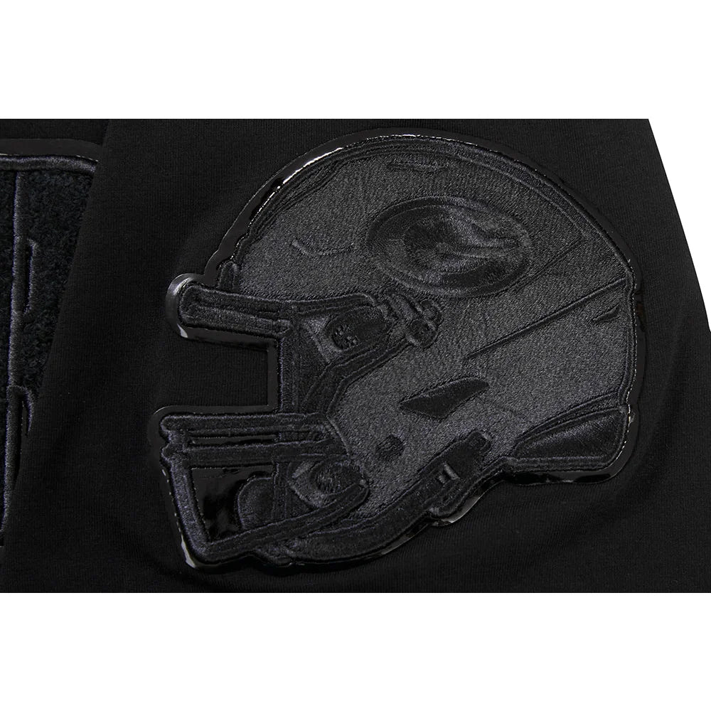 Men's Green Bay Packers Triple Black Short Sleeve T-Shirt - NFL Football Fan Jersey for Game Day, Tailgating & Casual Wear