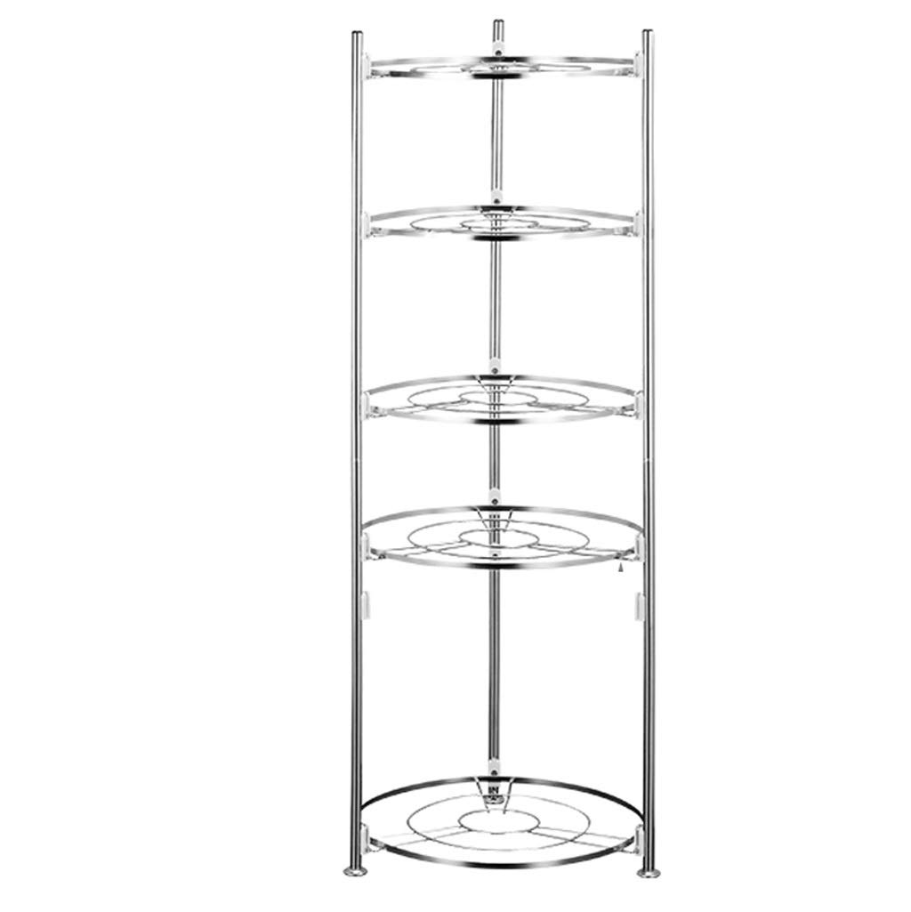 Stainless Steel Multi-Layer Kitchen Pan Rack Organizer - XL Pot & Cookware Storage Shelf for Cabinet, Pantry or Countertop | Space-Saving Solution for Pots, Pans & Kitchen Utensils | Perfect for Small Kitchens & Organized Cooking Spaces