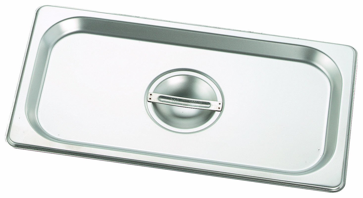 Crestware Half Long Solid Pan Cover - Durable Stainless Steel Lid for Cooking Pots & Pans - Perfect for Stovetop, Oven & Kitchen Storage