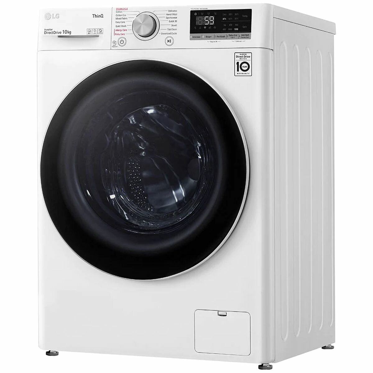LG 10kg Front Load Washing Machine with Steam Function - WV5 1410W - Energy Efficient Large Capacity Washer for Home & Laundry Room | Perfect for Families, Apartments & Small Spaces