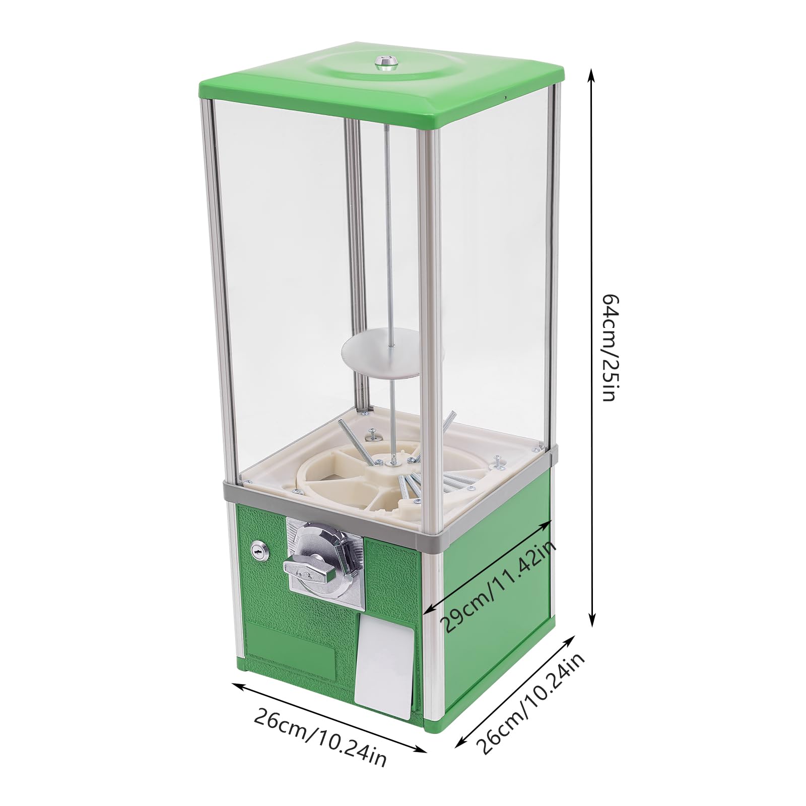 Commercial Big Capsule Vending Machine - Candy & Gumball Dispenser for Retail Stores, Game Halls, Arcades | Durable Bulk Snack Vendor for Malls, Theaters, Amusement Parks (Style 4)
