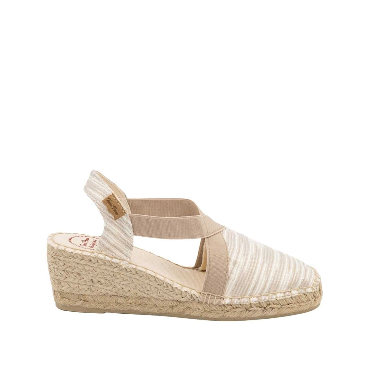 Women's Comfortable Slingback Cotton Blend Wedge Espadrille Shoes - Breathable Summer Sandals for Beach, Walking & Casual Outfits