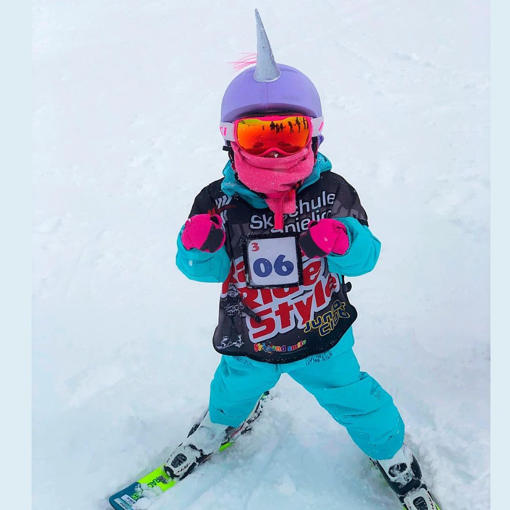 Coolcasc Unicorn Ski Helmet Cover - Cute & Durable Helmet Protector for Women & Kids - Perfect for Skiing, Snowboarding & Winter Sports