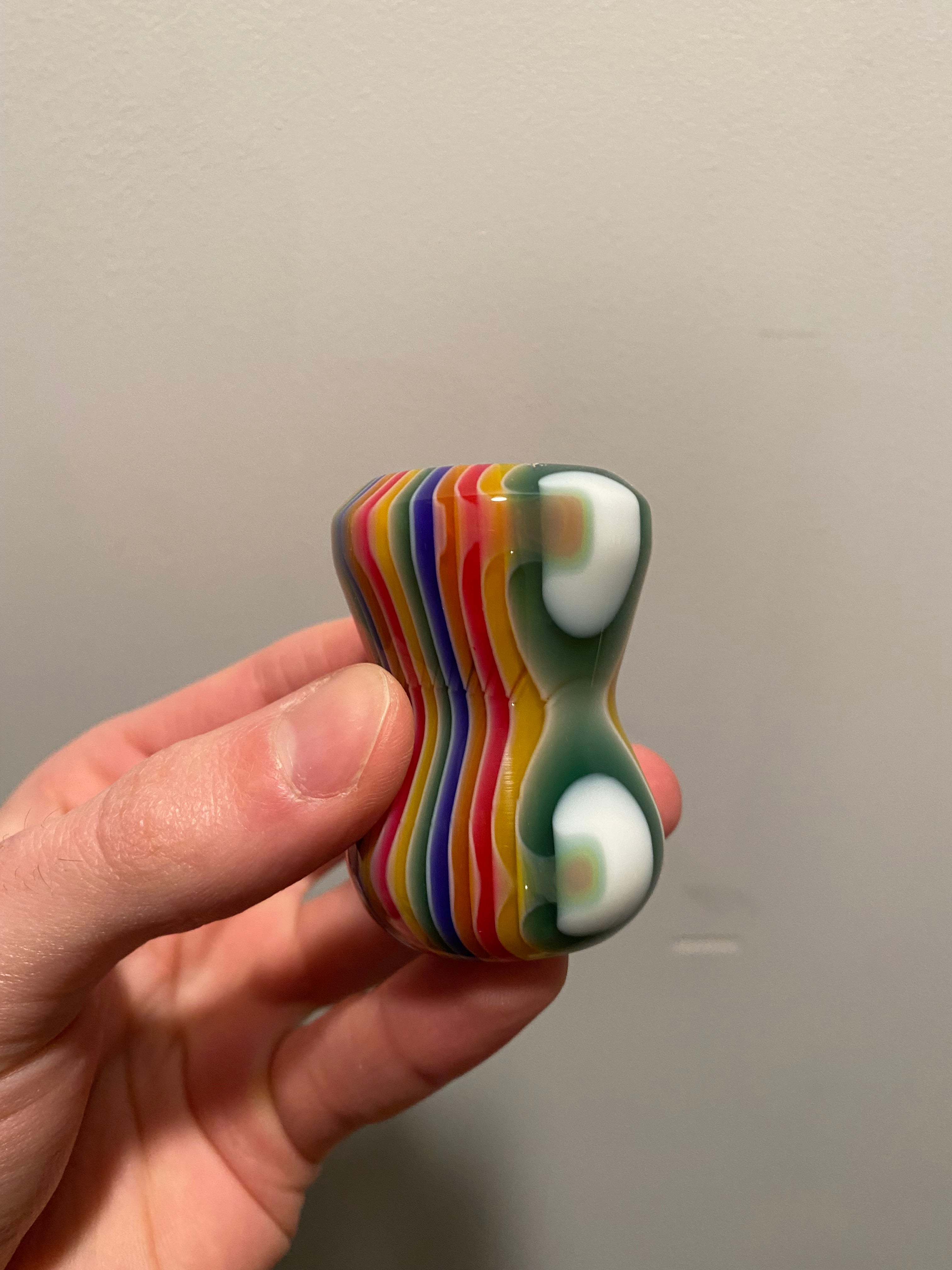 Handcrafted Candy Stripe Shaving Brush Handle - Fits 24mm & 26mm Knots - Premium Factory Second Shave Brush for Wet Shaving & Grooming Kits - Perfect for Barber Shops & Home Shaving Rituals