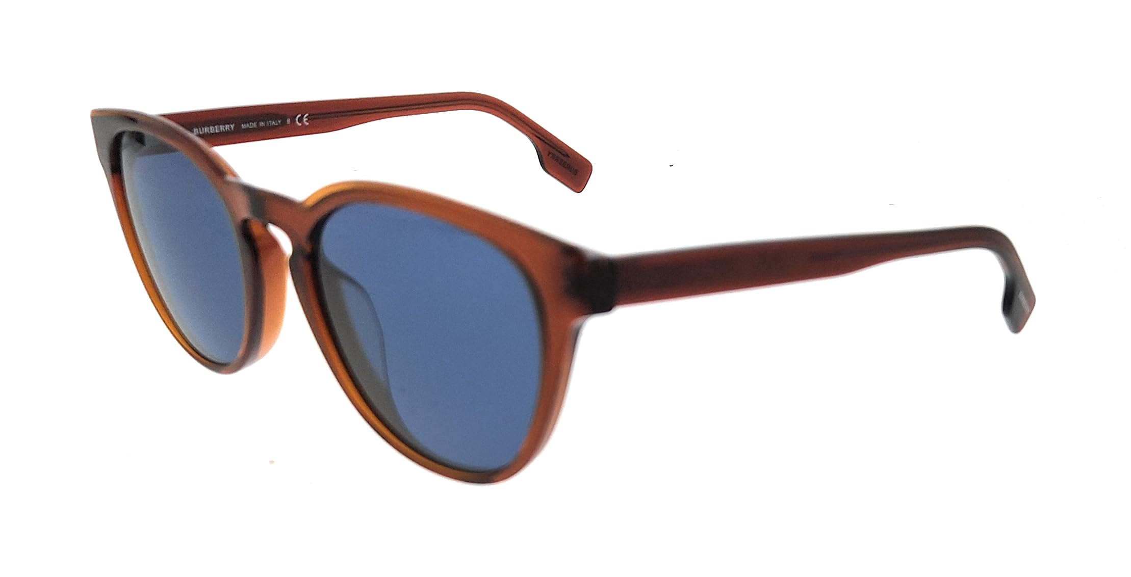 Burberry BE 4310 F 384680 Transparent Brown Sunglasses for Women - Luxury Fashion Shades for Outdoor, Driving & Summer Vacation