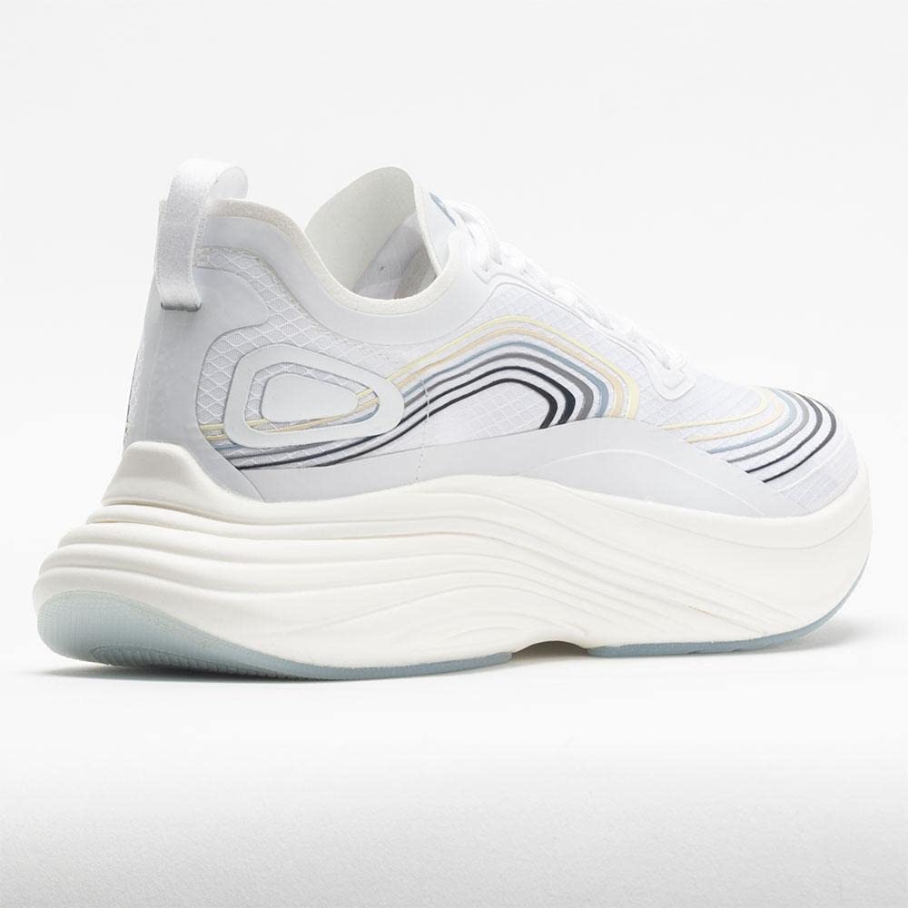 APL: Athletic Propulsion Labs Women's Streamline Sneaker - White/Frozen Grey/Parchment - Size 8 | Lightweight Running Shoes for Women | Perfect for Gym Workouts & Casual Wear