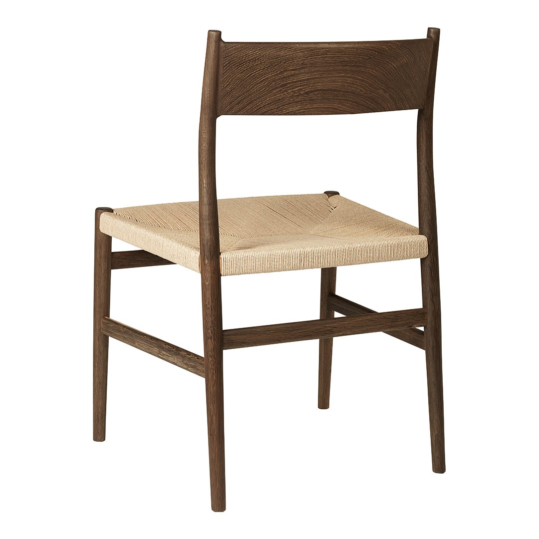 Arv Dining Chair with Paper Cord Seat - Modern & Eco-Friendly Dining Room Furniture for Home, Restaurant, and Cafe Use