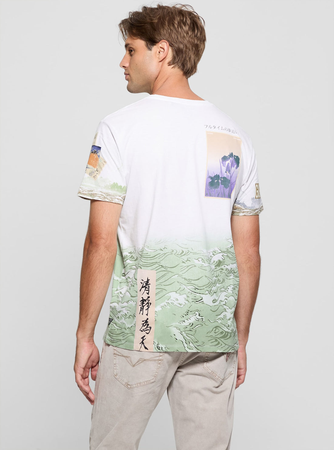 Eco-Friendly White Pacific Daydream T-Shirt for Men & Women - Casual Comfort Fit Cotton Tee for Beach, Travel, and Everyday Wear