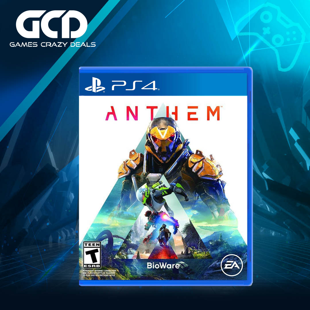 Anthem for PS4 - Action RPG Video Game | Explore Open World & Multiplayer Adventures - Perfect for Gaming Enthusiasts & Online Co-op Play