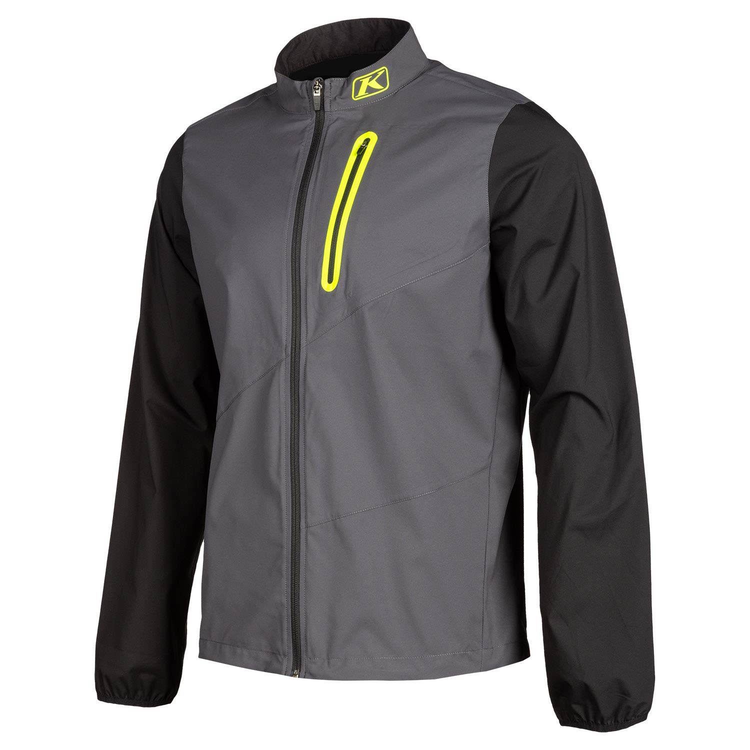 KLIM Zephyr Wind Shirt - Lightweight Breathable Outdoor Jacket for Hiking & Running (Asphalt, Medium) - Perfect for Trail Adventures & Active Lifestyles