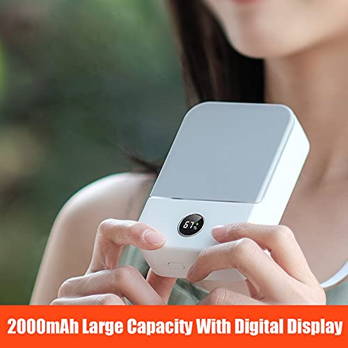 100 Pack Custom Portable USB Rechargeable Mini Pocket Fan - Personalized Promotional Electronics for Office, Travel, and Outdoor Use
