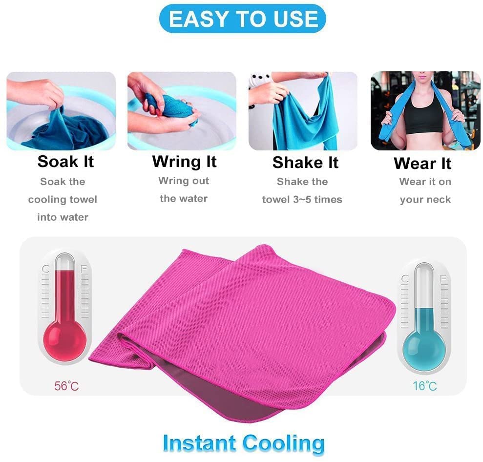 4 Pack Cooling Towel (40