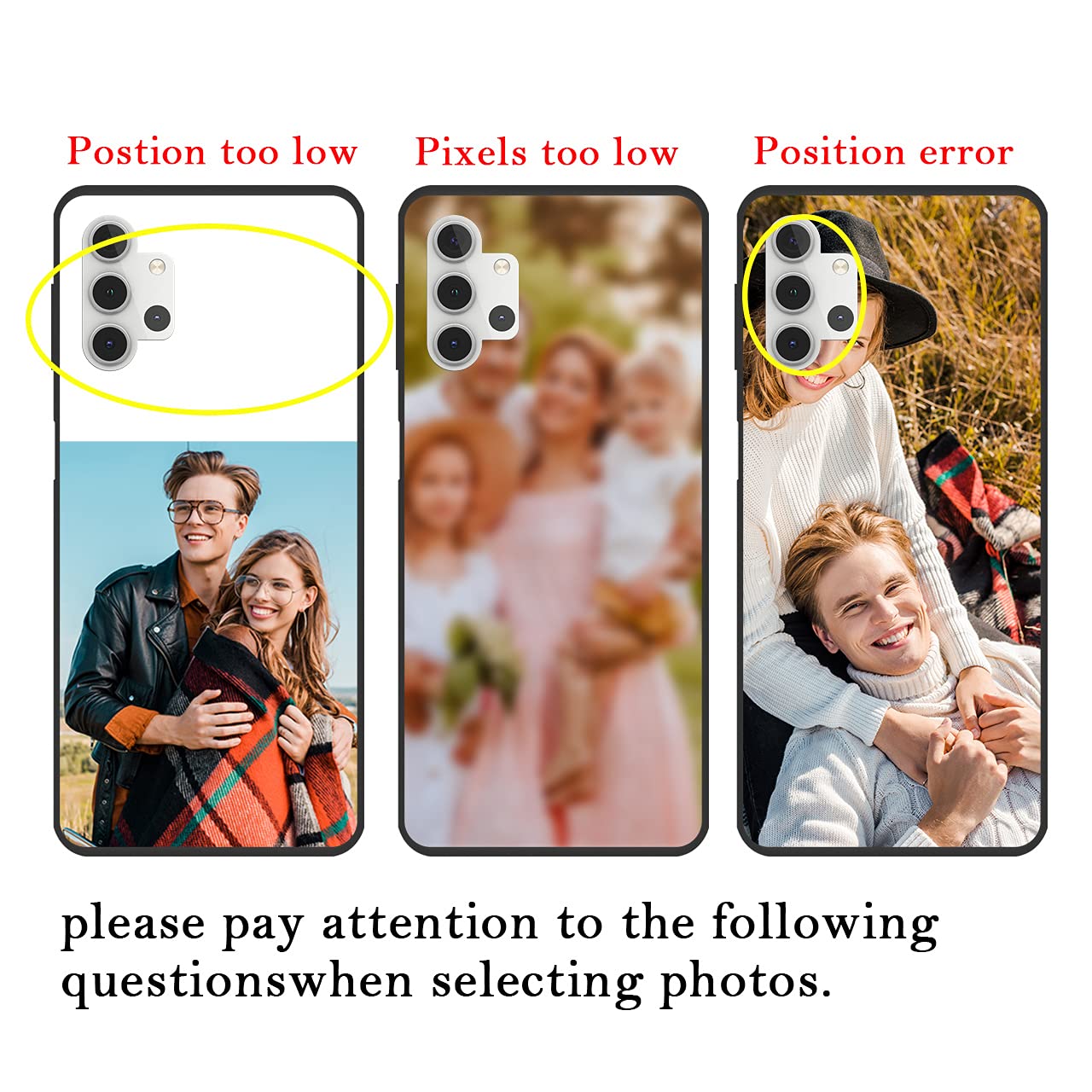 Custom Samsung Galaxy A32 5G Phone Case - Personalized Photo & Text Name - Anti-Scratch Shock-Resistant Soft TPU Protective Cover (Black) - Perfect for Everyday Use, Travel & Gifts
