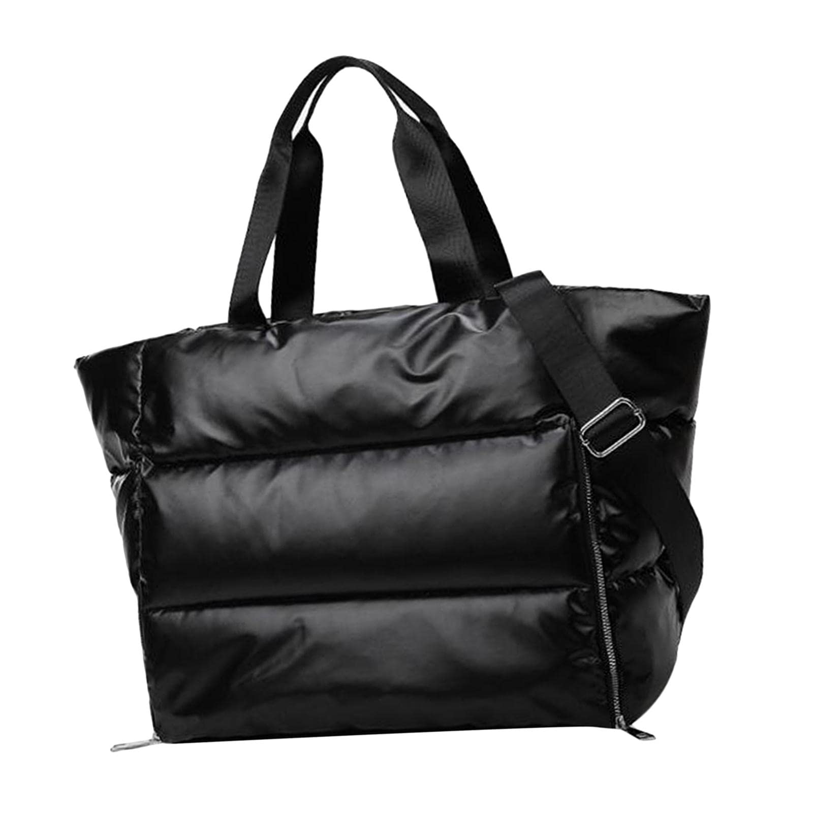 Esquirla Waterproof Gym Bag for Women & Men - Sports Duffle & Weekender Bag with Wet/Dry Compartment (Black) - Perfect for Workouts, Travel & Sports Gear Storage