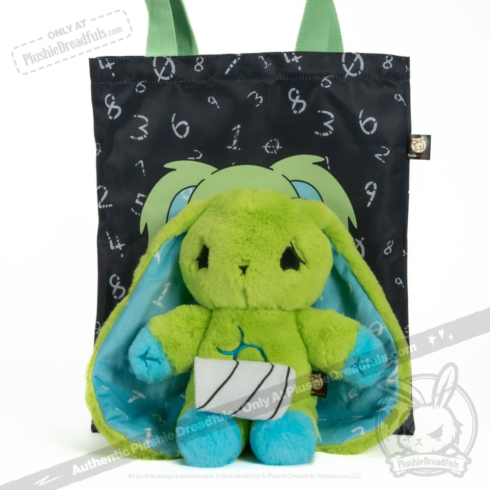 Plushie Dreadfuls Dyscalculia Rabbit - Soft Stuffed Animal Toy for Kids & Adults, Comfort Plush for Anxiety Relief, Math Learning Aid, Unique Gift for Neurodiversity Awareness