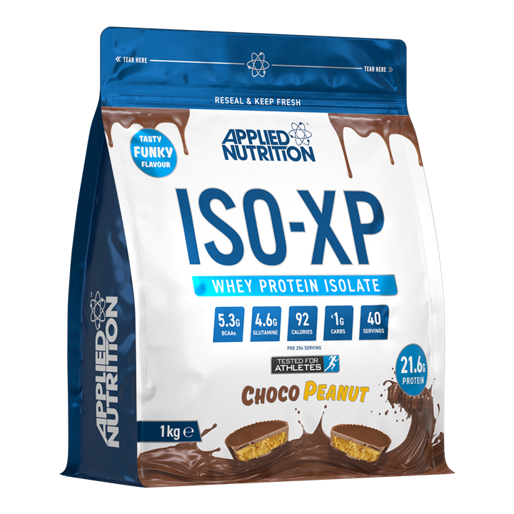 Applied Nutrition ISO XP Whey Protein Isolate Powder - 1kg (40 Servings) | High Protein, Low Carb, Fast Absorption for Muscle Recovery & Growth - Perfect for Post-Workout, Gym, and Fitness Enthusiasts