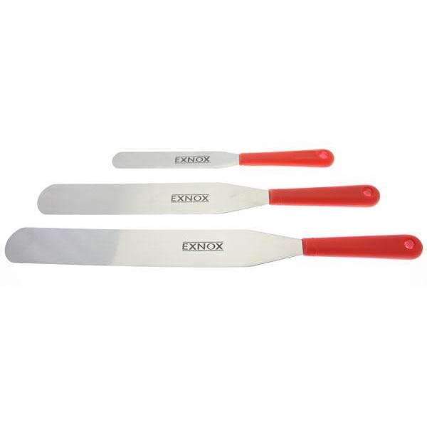 Exnox Premium Straight Spatulas - High-Quality Kitchen Utensils for Cooking, Baking & Grilling - Perfect for Flipping Pancakes, Burgers & Eggs