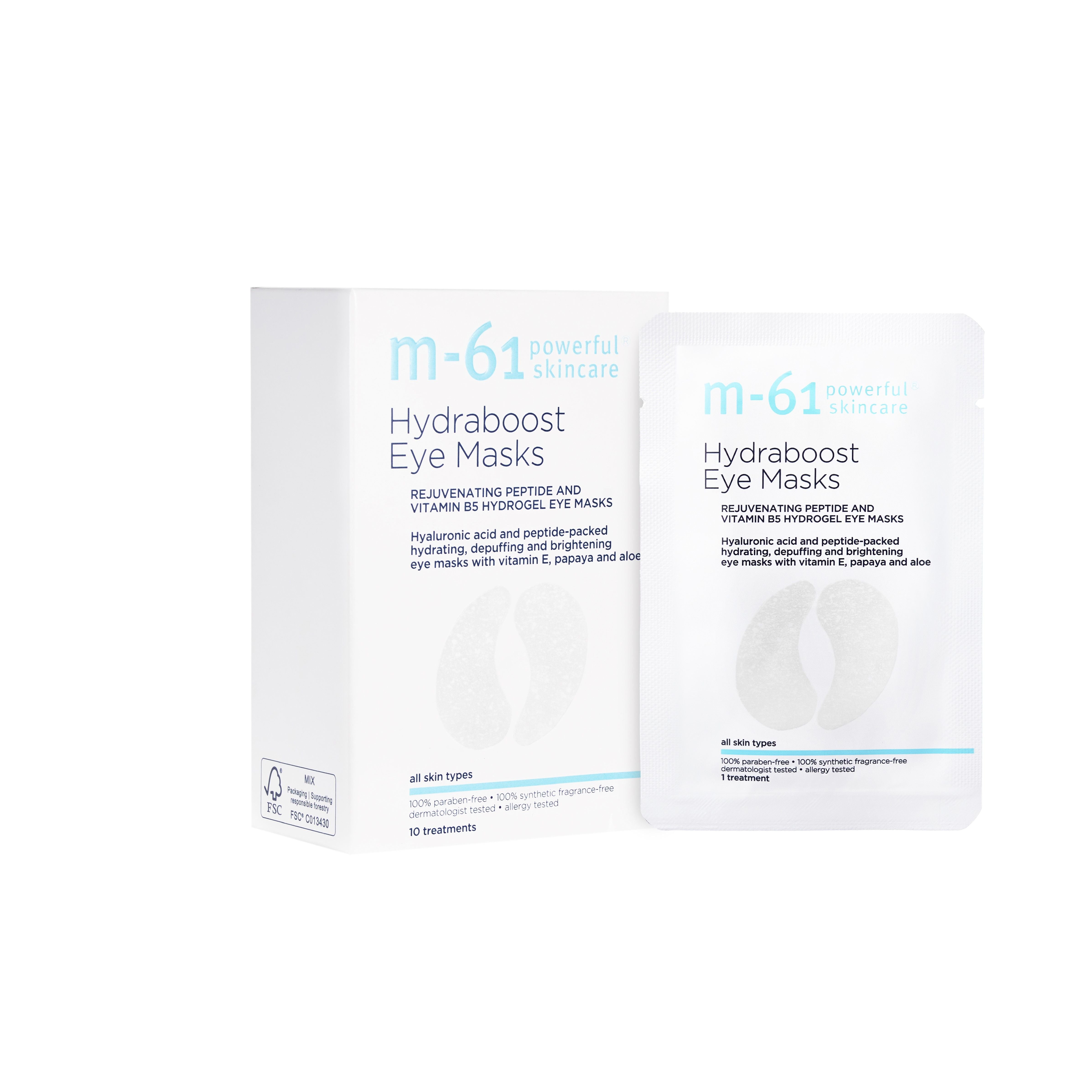 Hydraboost Under Eye Masks for Dark Circles & Puffiness - Cooling Gel Eye Patches for Brightening & Hydration - Perfect for Travel, Work & Relaxation