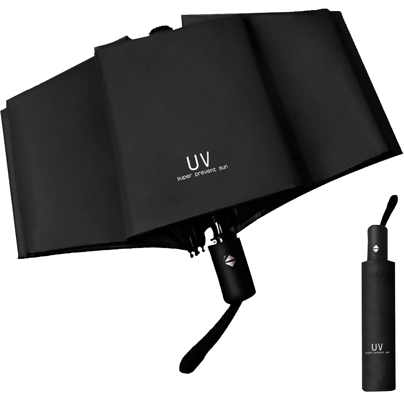 NIVANI Compact Travel Umbrella - Automatic Open/Close, Windproof & Waterproof with UV Protection - Lightweight Folding Umbrella for Sun & Rain - Perfect for Travel, Commuting, and Outdoor Activities