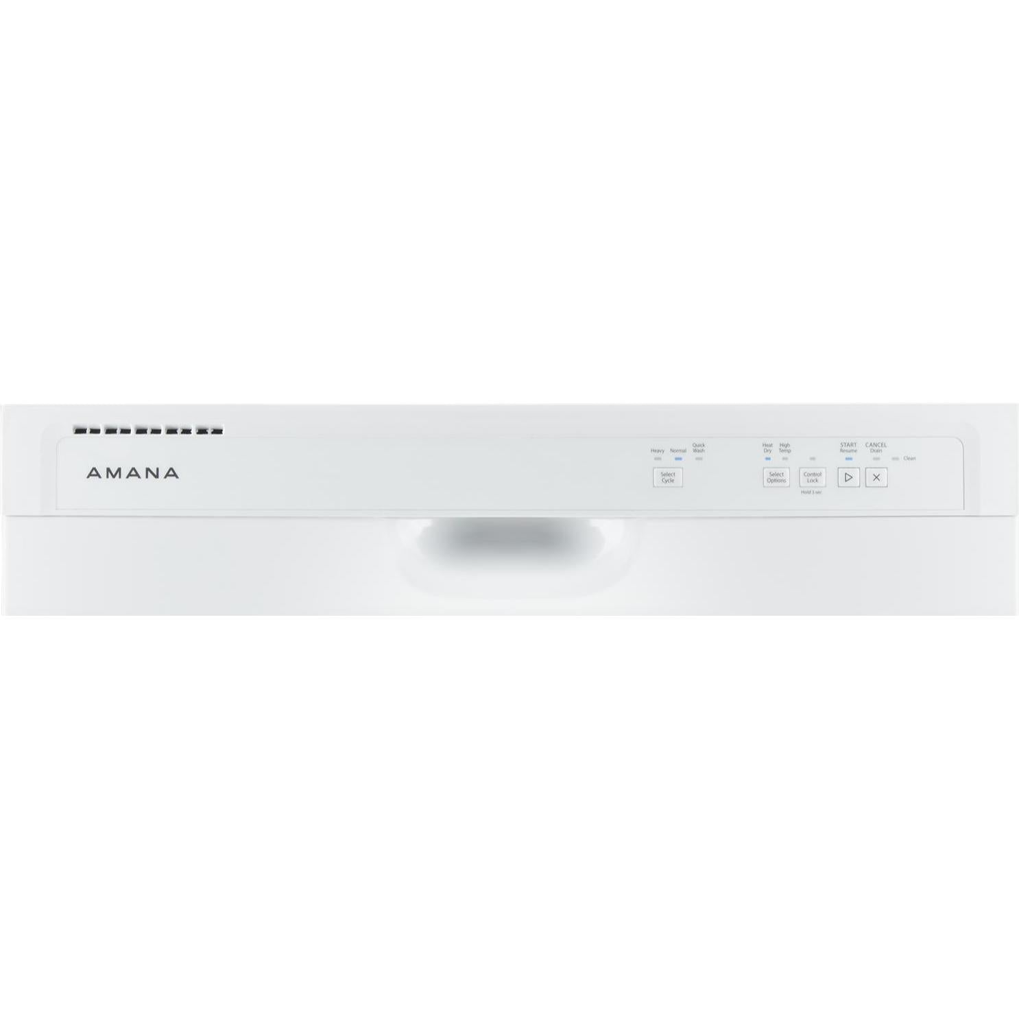 Amana 24 Inch Built-In Dishwasher ADFS2524RW - Stainless Steel Interior, Quiet Operation, Energy Star Certified - Perfect for Small Kitchens and Apartments