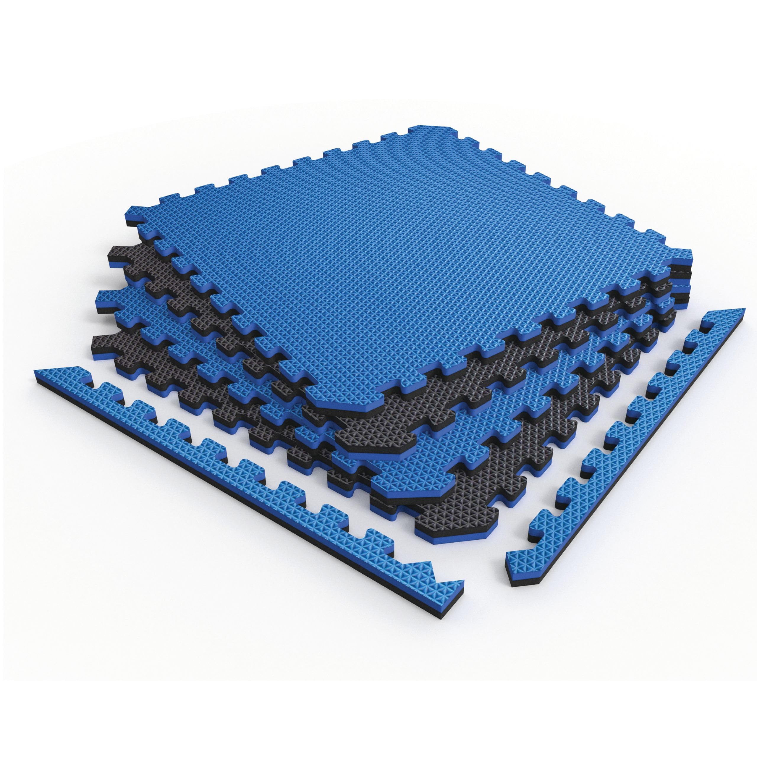 Premium Norsk Reversible EVA Foam Gym Floor Tiles - 3/4