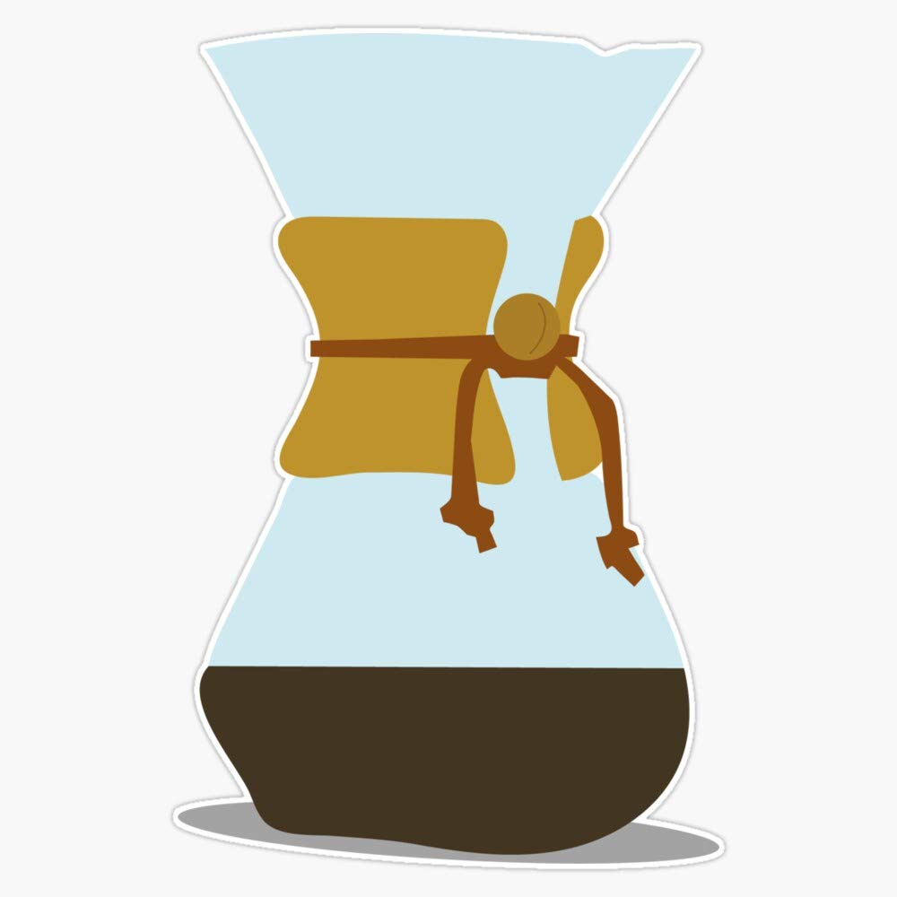 Chemex Vinyl Bumper Sticker - Waterproof 5