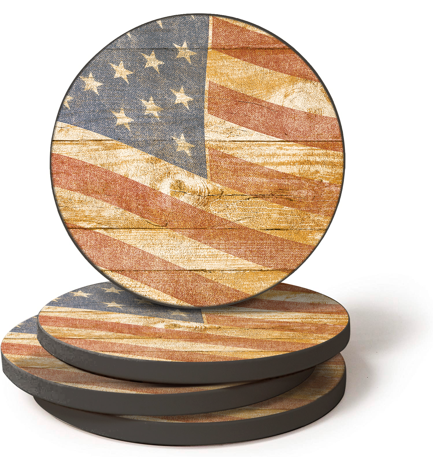 American Flag Decal 4x4 - Patriotic Vinyl Sticker for Trucks, Cars & Windows - Perfect for 4th of July, Veterans Day & Outdoor Decor