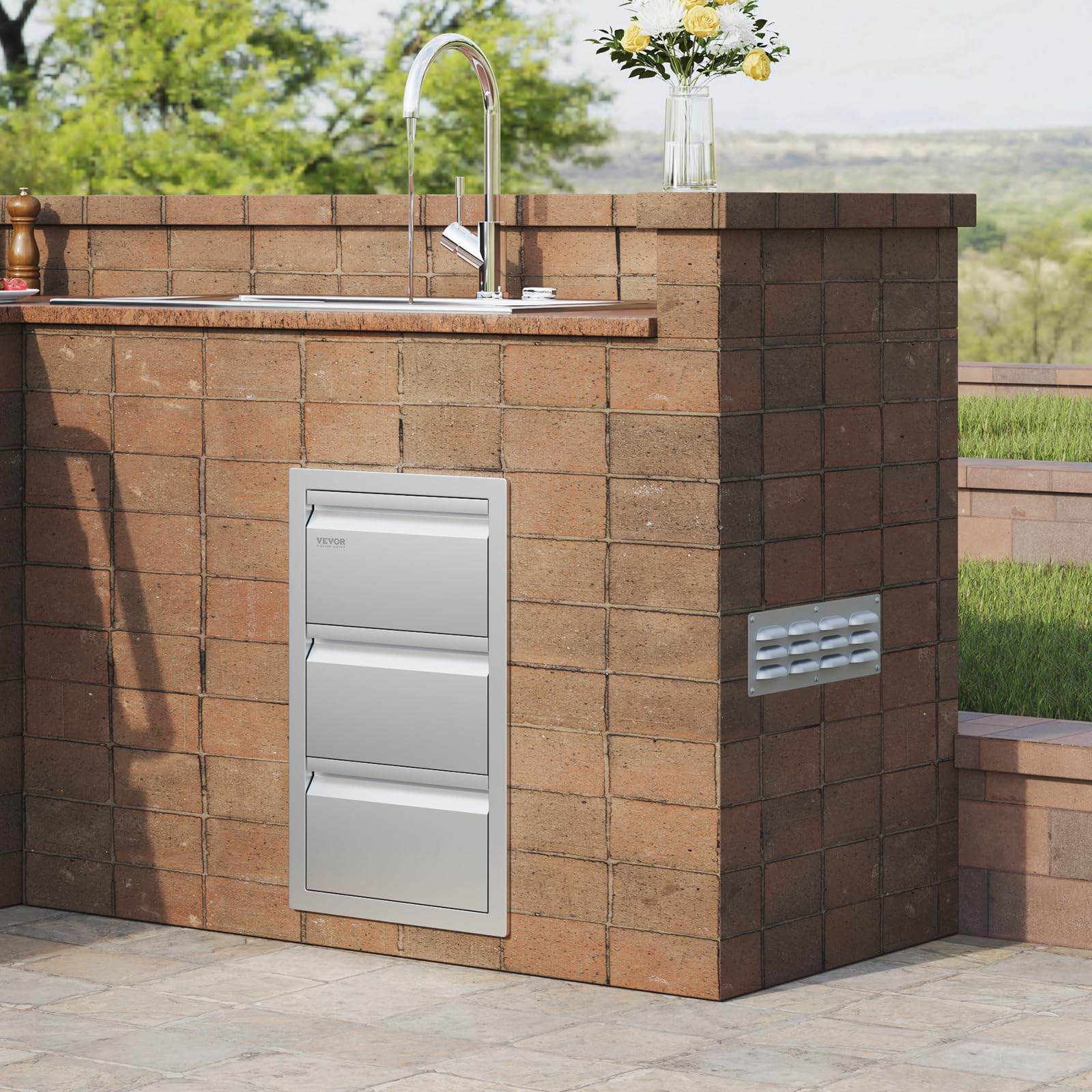 VEVOR Outdoor Kitchen Drawer Cabinet 14.7