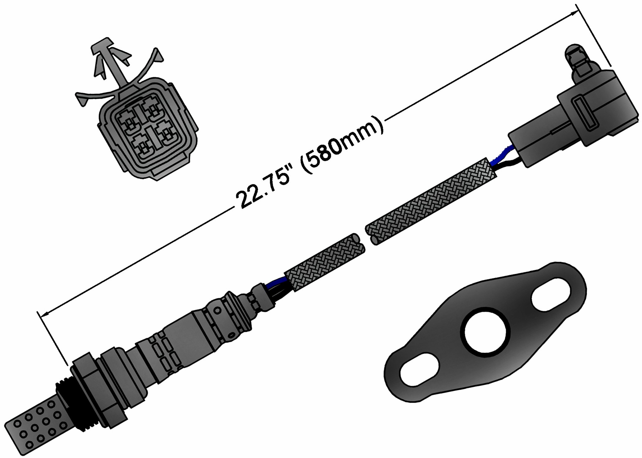 ACDelco Gold 213-1359 Heated Oxygen Sensor - Compatible with Chevy, GMC, Buick & More | High Performance O2 Sensor for Improved Fuel Efficiency & Emissions | Ideal for Highway Driving & City Commutes