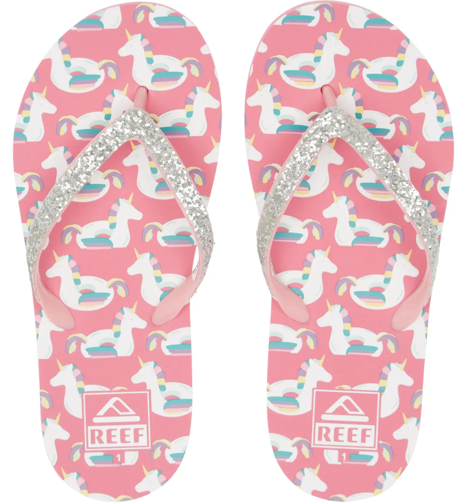 Reef Unicorn Float Kids Stargazer Sandals - Water Shoes for Beach, Pool & Summer Outdoor Activities