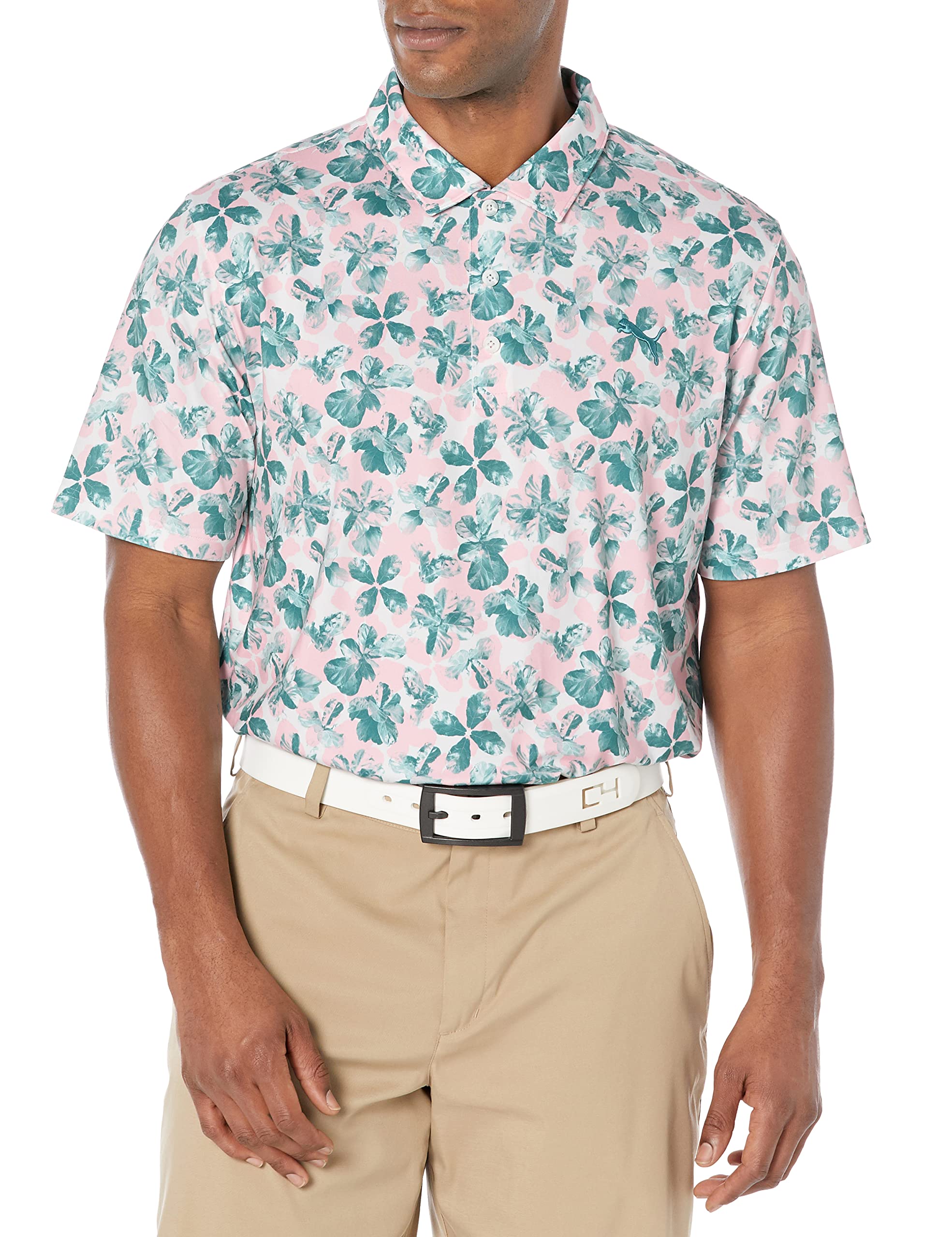 PUMA Men's Cloudspun Polo Shirt for Golf & Casual Wear
