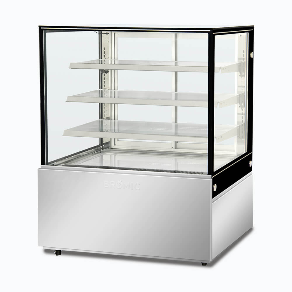 Bromic 4-Tier Commercial Cake Display Case - 1200mm Wide, 542L Capacity, Perfect for Cold Food & Dessert Showcase - Ideal for Bakeries, Cafes, and Buffet Service