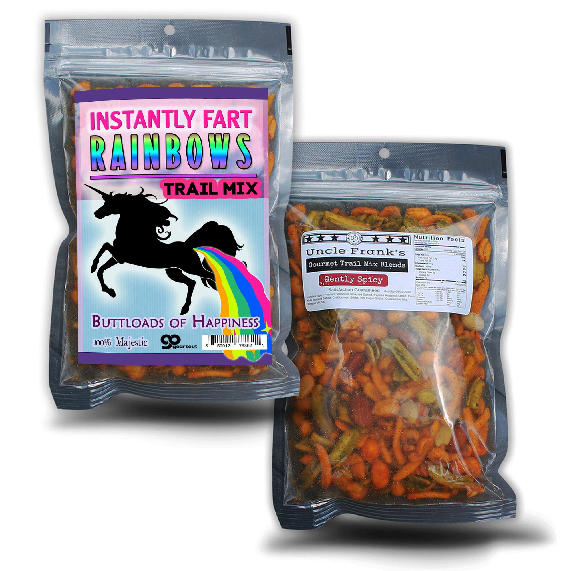 Instantly Fart Rainbows Trail Mix - Funny Unicorn Snack Gift for Kids & Adults | All-Natural American-Made Candy | Perfect for Birthday Parties, Prank Gifts & Office Treats