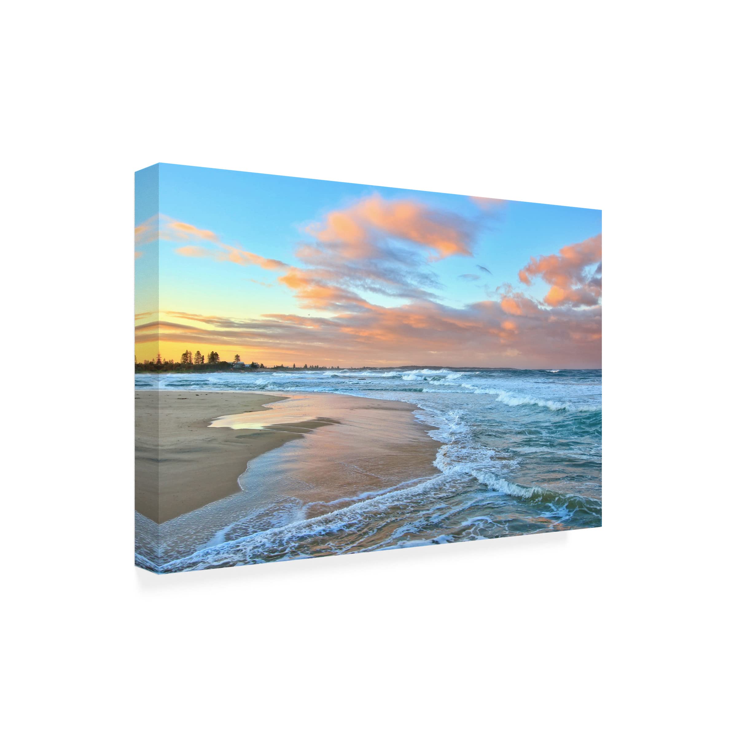 Life is Better at the Beach Canvas Wall Art Print by Beata Czyzowska - Coastal Decor for Living Room, Bedroom & Beach House