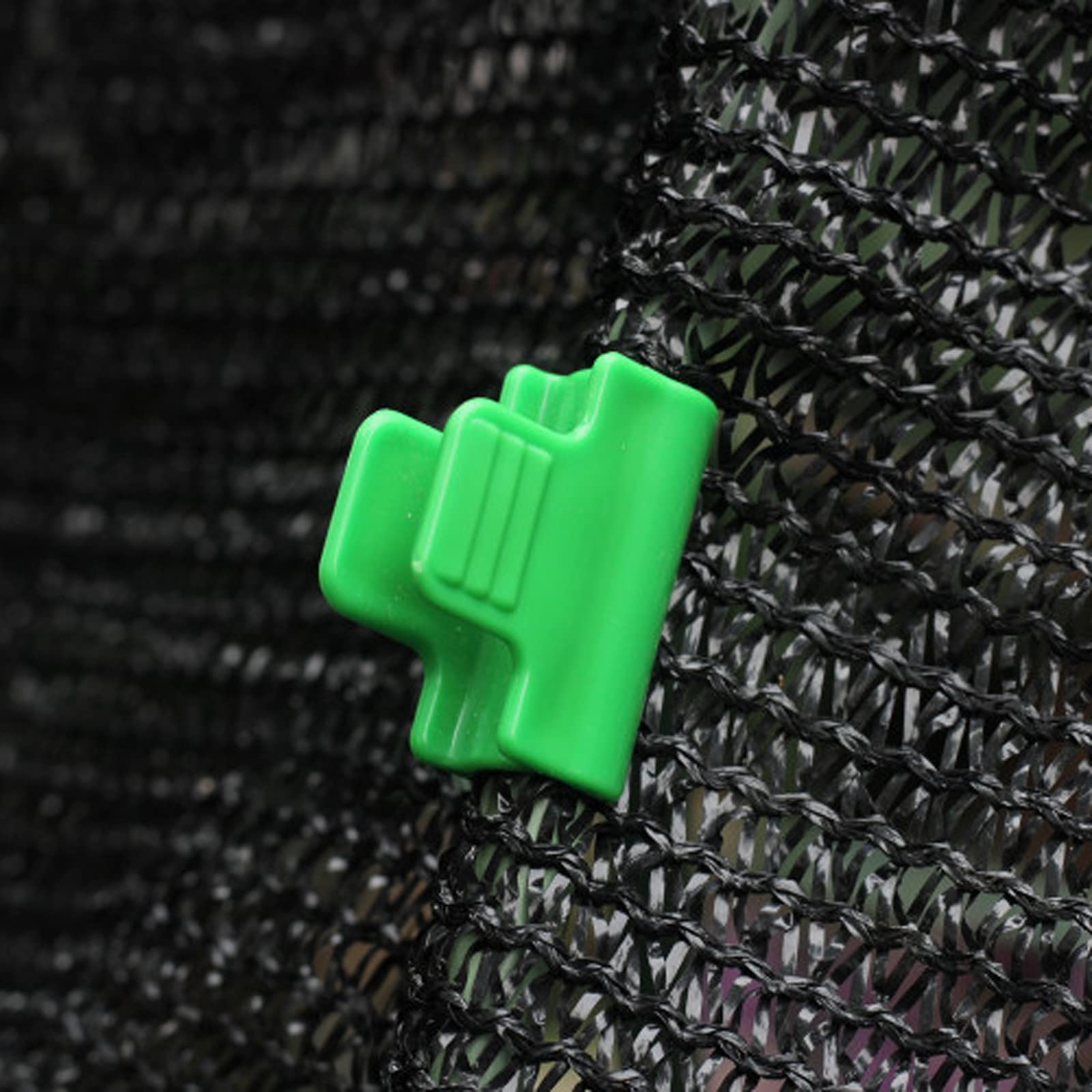 50PCS Greenhouse Clips - 0.43 Inch Plastic Film Clamps for Greenhouse, Shade Net & Row Cover Tunnel | Garden Hoop Clips for Plant Support & Season Extension | Perfect for DIY Greenhouse, Garden Stakes & Plant Protection