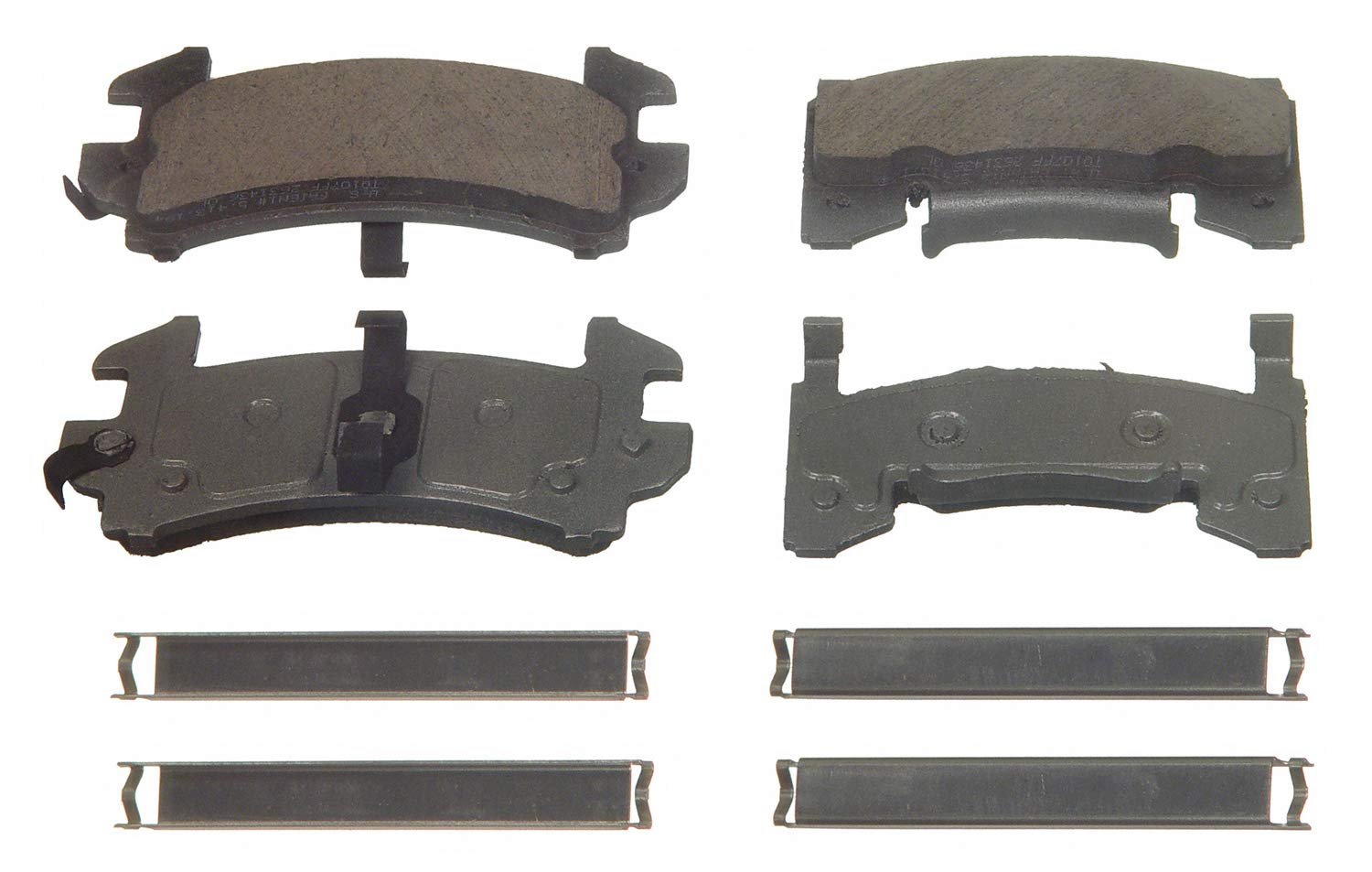 ThermoQuiet QC988 Ceramic Brake Pads Set - Premium Disc Brake Pads for Cars, Trucks & SUVs - Quiet Performance & Long-Lasting Durability - Perfect for City Driving & Highway Commuting
