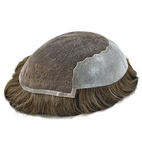 #1710 17# DARK ASH BLONDE WITH 10% SYNTHETIC GREY-100% light to medium density